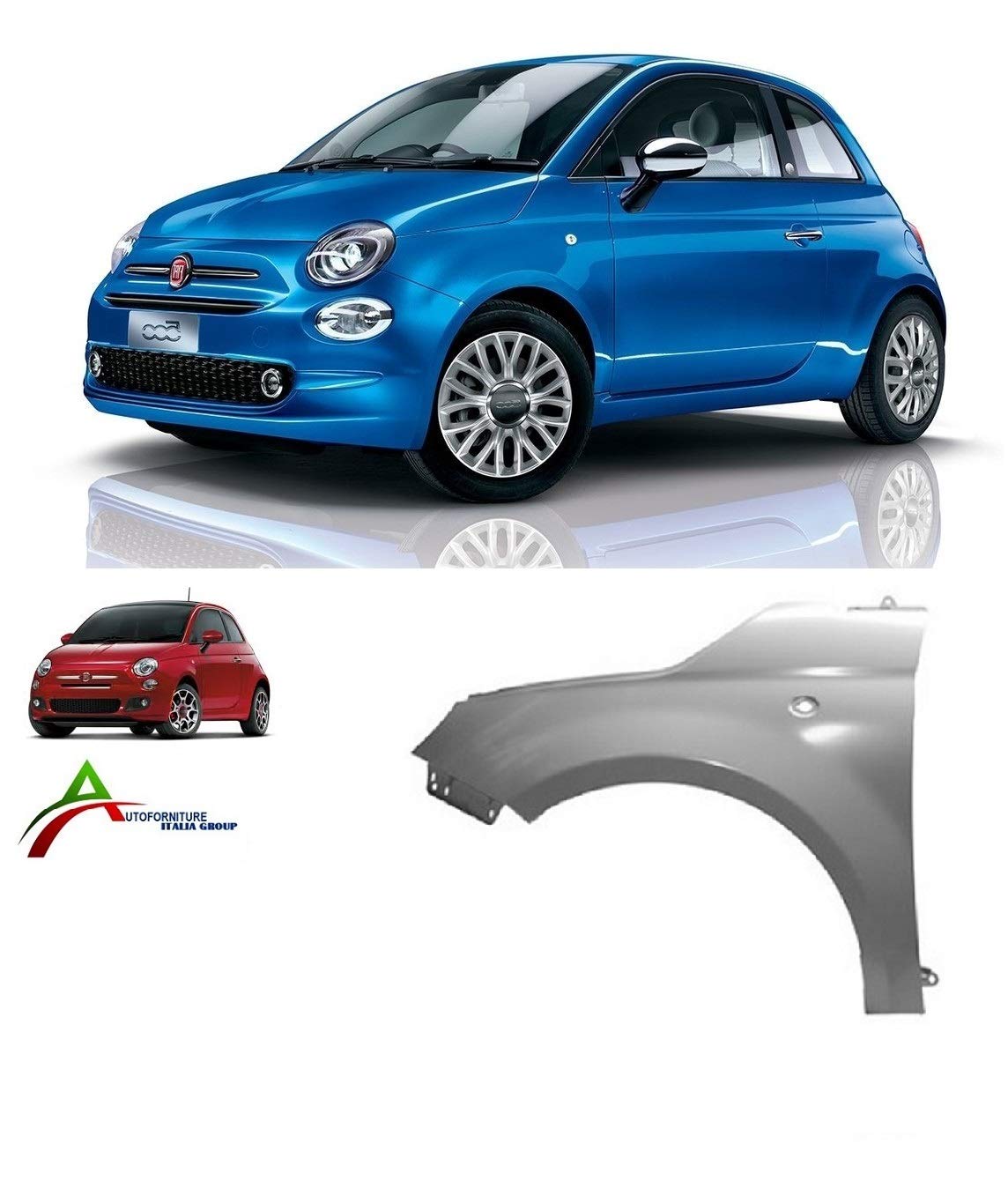 Kotflügel vorne links zum Lackieren von Auto ab 2007>