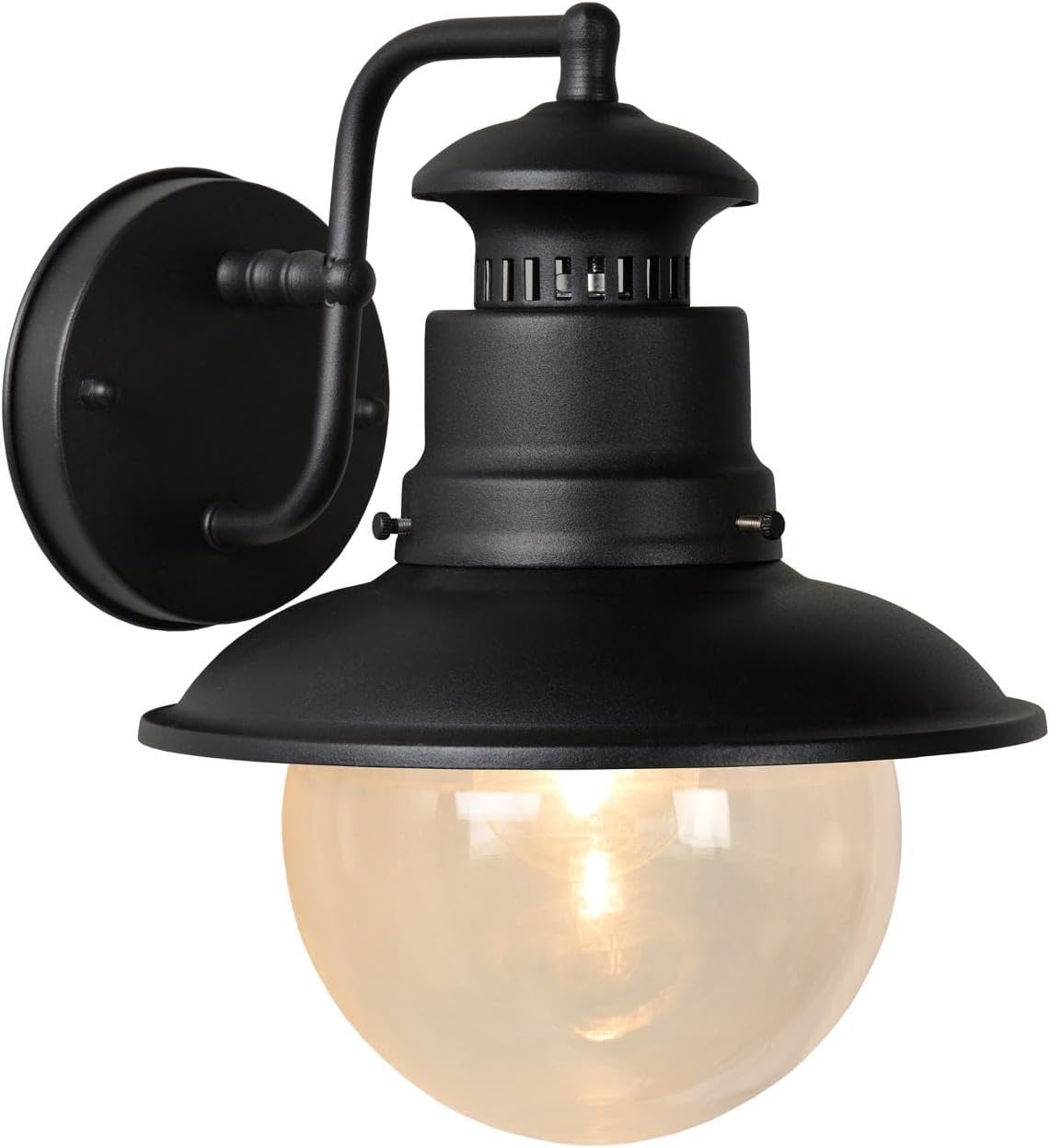 Lucide FIGO - Wall Light Outdoor - Ø 21,3 cm - IP44 - Black [Energy Class A++]