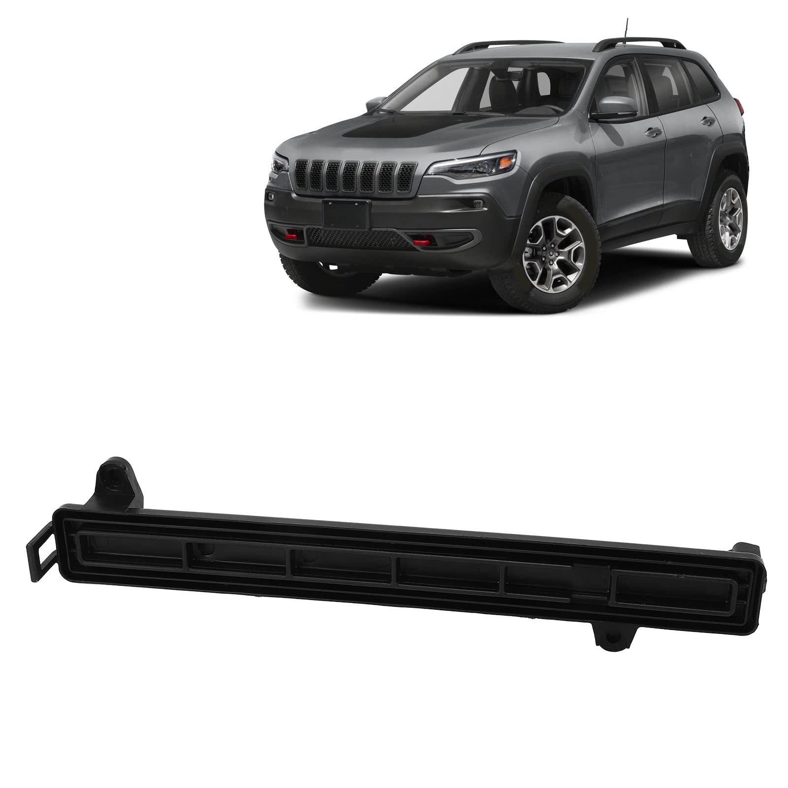 Pokrywa Filtra Powietrza Kabinowego ABS Czarny 68223045AB Zamiennik dla Cherokee 2.0L 2.4L 3.2L 2014 do 2019