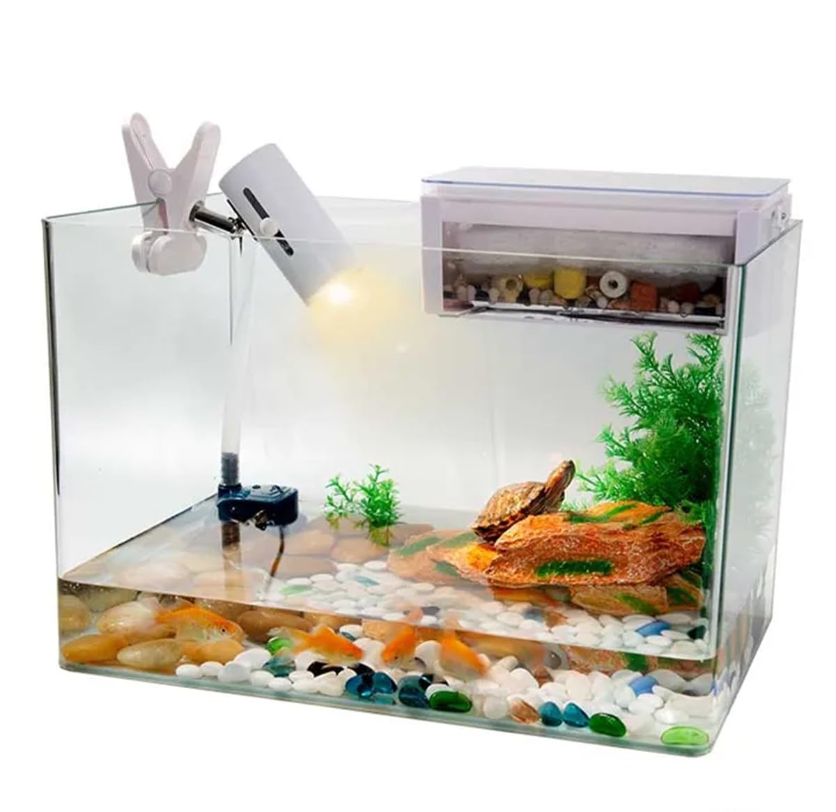 UVA UVB 10.0 - Lampada termica a spettro completo e luce per rettili, doppia illuminazione con sintesi di vitamina D3, base E27 per tartarughe acquarie/lucertola/drago barbuto/habitat anfibio