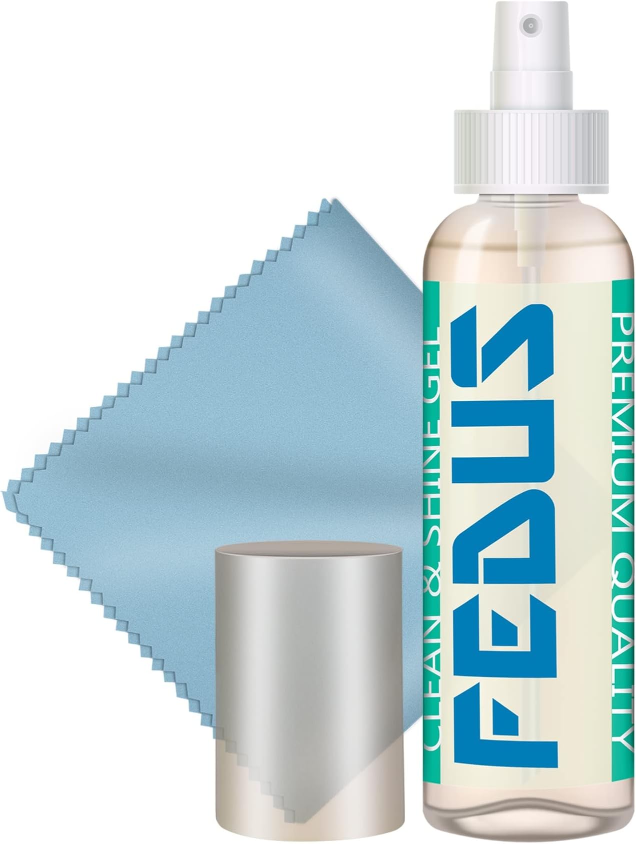 FEDUS Screen Cleaner Fluid Gel Multi-Purpose LCD Cleaning Kit, Liquid Solution with Cloth to Clean Mobile/Laptop Screen, Computer, Tab, LCD Display, Camera (100 ML)