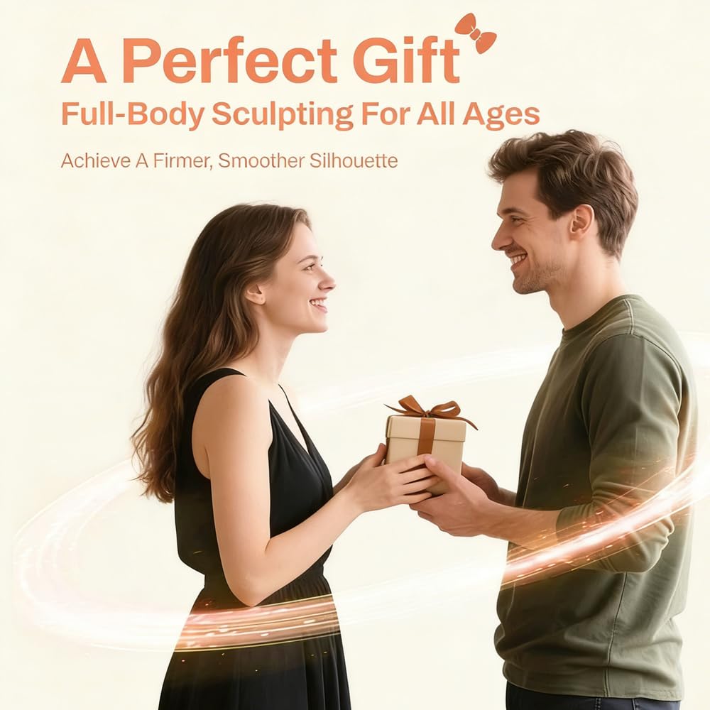 Masseur Anti Cellulite Electrique, Vibra pro Cellulite Massage avec 6 Coussinets Lavables pour Soulever, Raffermir et Lisser la Peau