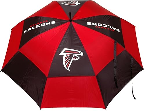 Vista 10 de Team Golf NFL - Paraguas de golf de 62 pulgadas con funda protectora, diseño de doble toldo de protección contra el viento, botón de apertura