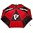 Team Golf NFL Atlanta Falcons Golf Umbrella 62 Golf Umbrella with Protective Sheath, Double Canopy Wind Protection Design, Auto Open Button