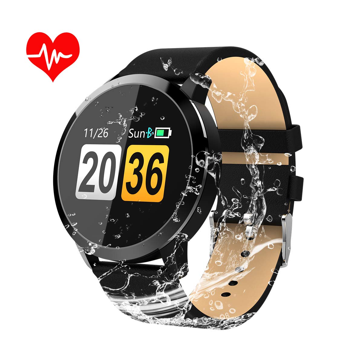 OUKITEL Smart Watch, Bluetooth Smart Watch Touch Screen Wrist Watch