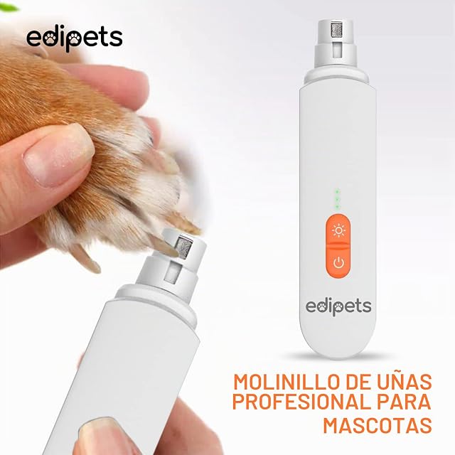 Foto 6 de 6 de Edipets, Lima Uñas Electrica para Perro Gato + Cortauñas, Set Profesional, Corta Uñas Gatitos