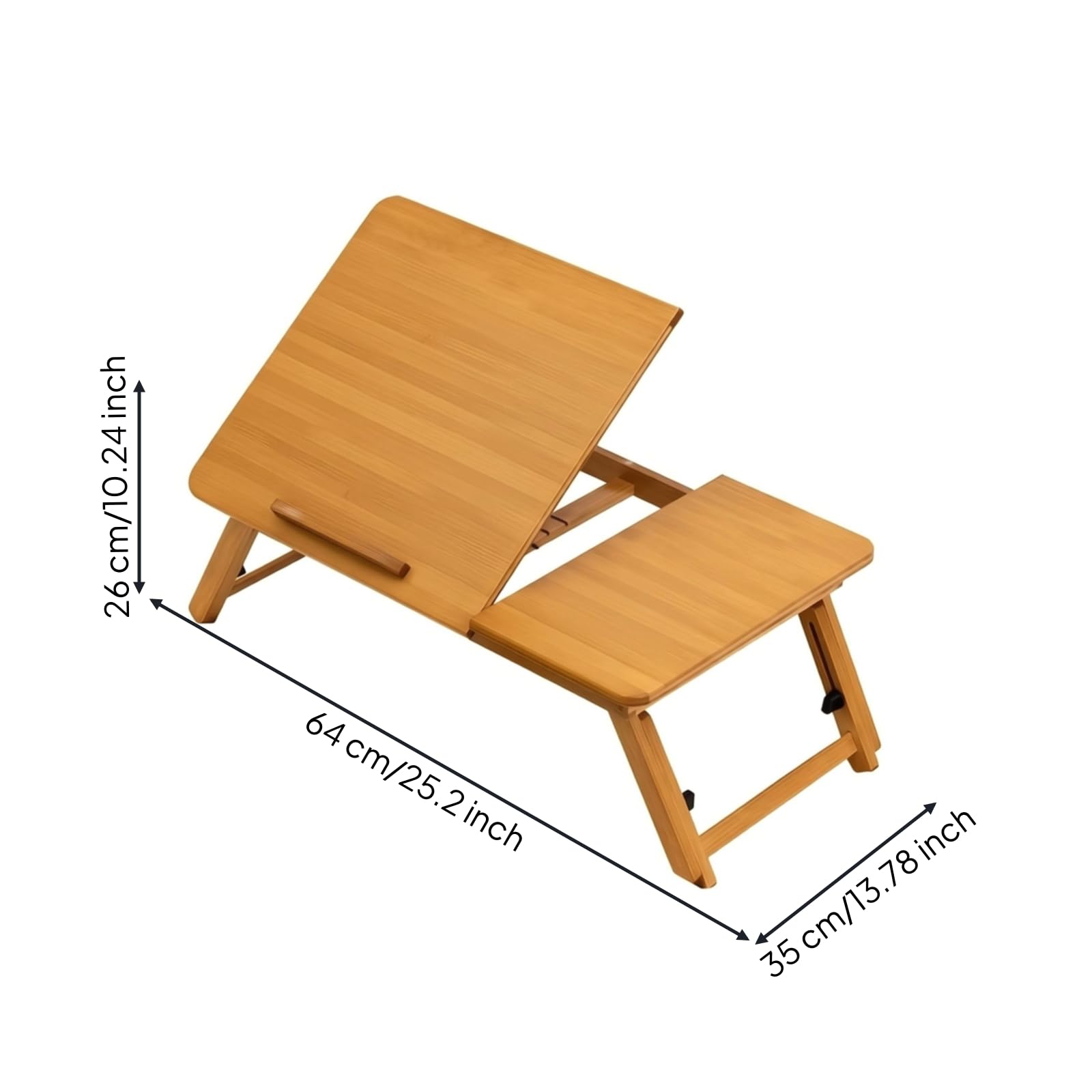 Plateau Lit avec Pieds Pliants, Petit Modèle, Longueur 56 Cm