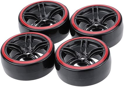 LAFEINA 1:10 RC Drift Wheels and Tires 