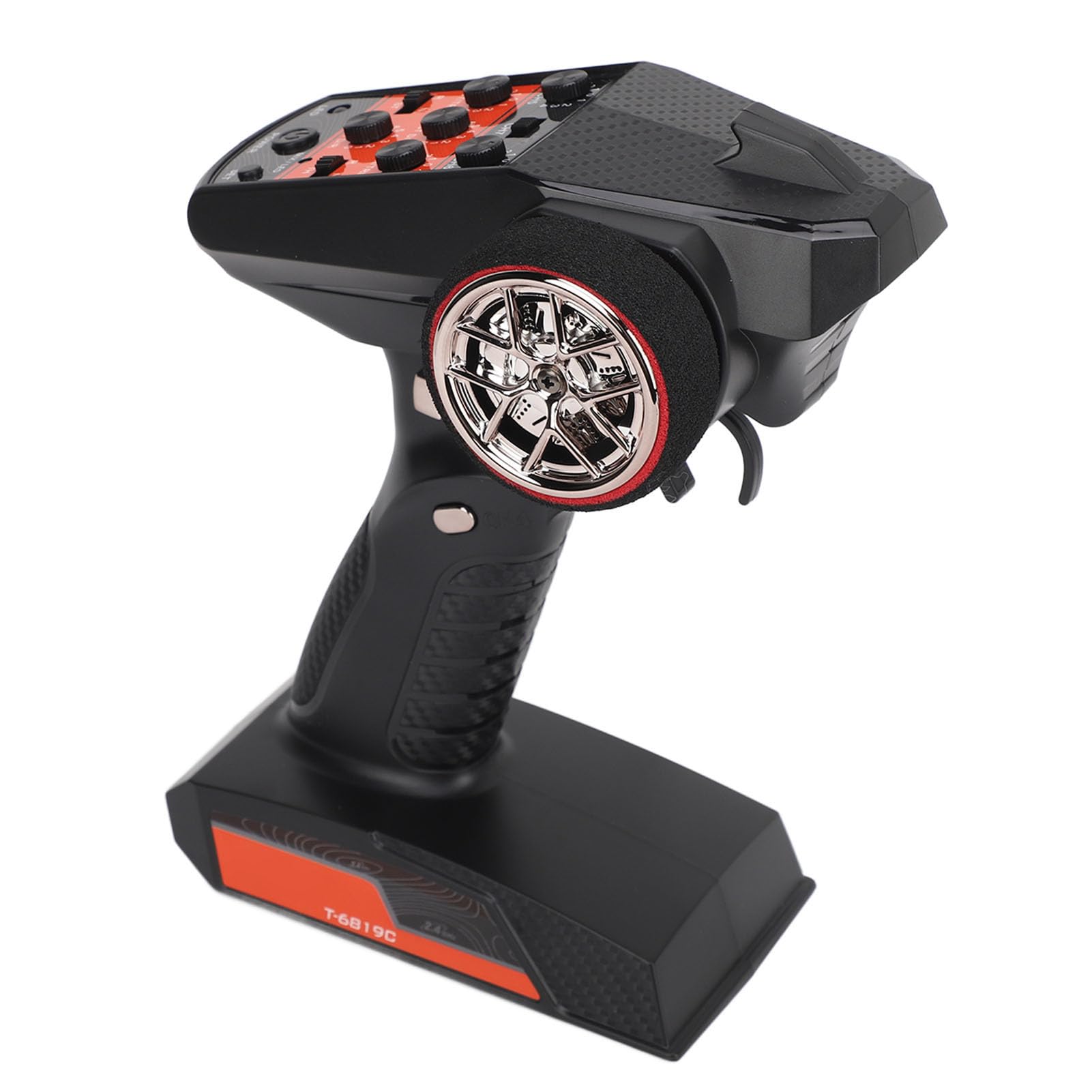 RiToEasysports a Distancia RC de 7 Canales, 2,4 GHz, Transmisor de Radio con Receptor, Protección del Acelerador y Alarma de bajo Voltaje, con Juego de Luces de Conexión y Enchufe de