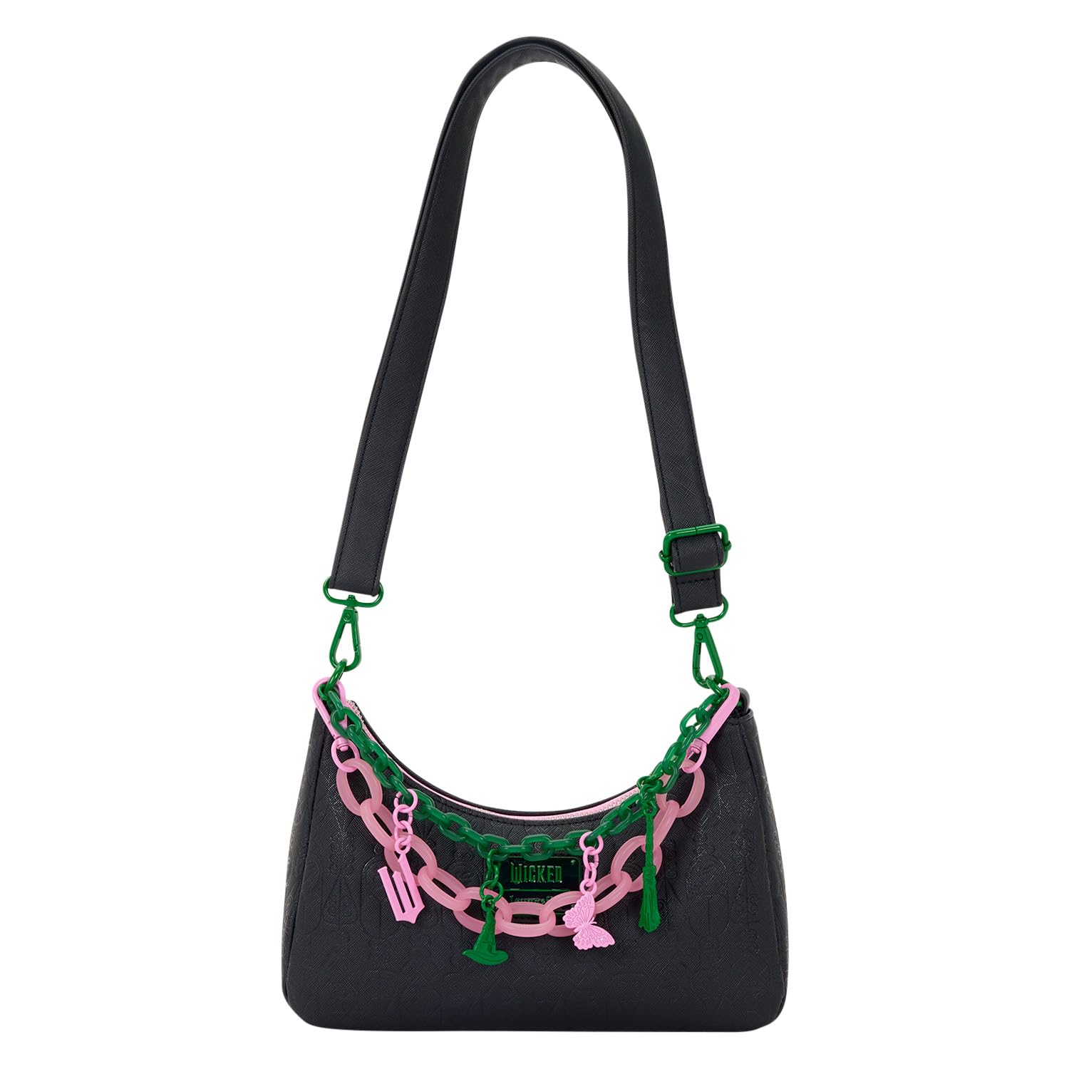 Loungefly Universal Wicked: Part Two Crossbody Bag with Charms