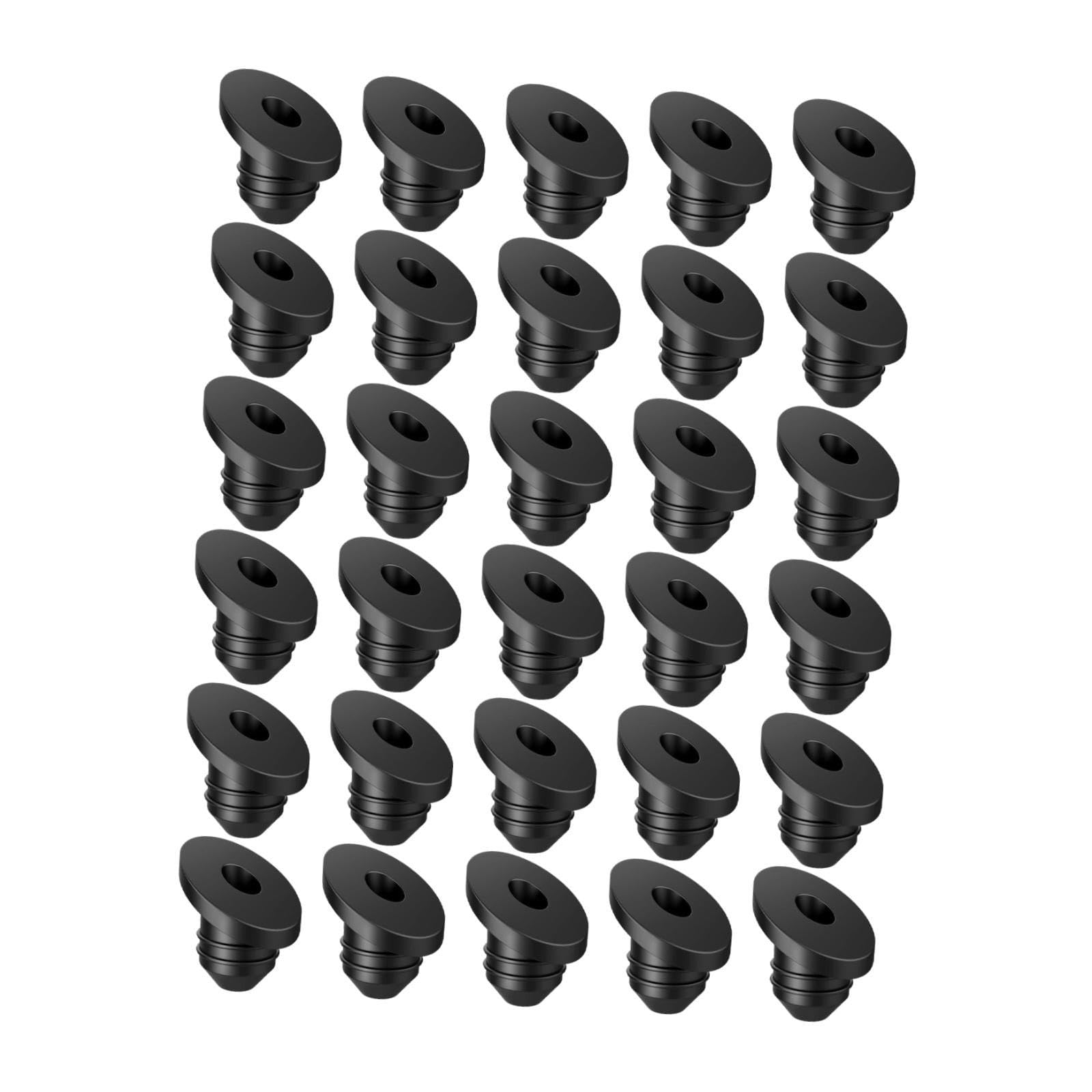 perfk Rondelles biseautées d'angle 30x45 degrés pour câbles de 1/8 "5/32" 3/16 ", faciles à installer pour les poteaux métalliques, manchons de protection,