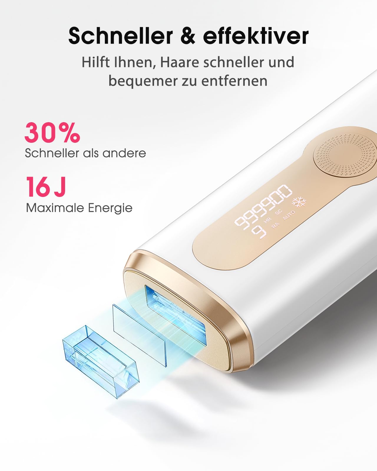 IPL Geräte Haarentfernung mit 9 Energiestufen