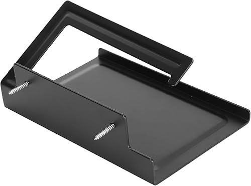 Miniatura 5 de Soporte de papel higiénico industrial, soporte de papel higiénico montado en la pared con estante de madera para baño, servilletero