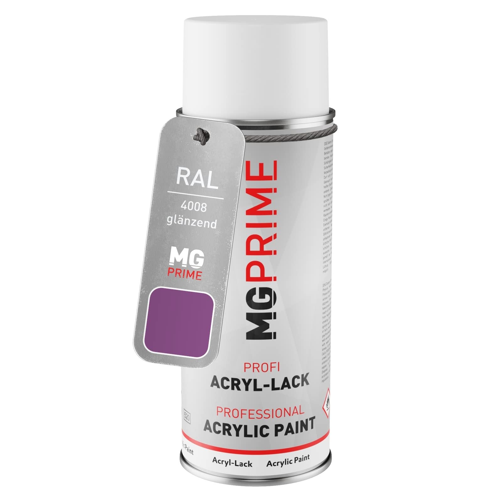 MG PRIME RAL 4008 Signal violet/Signalviolett Spray can 400 ml glossy quick-drying