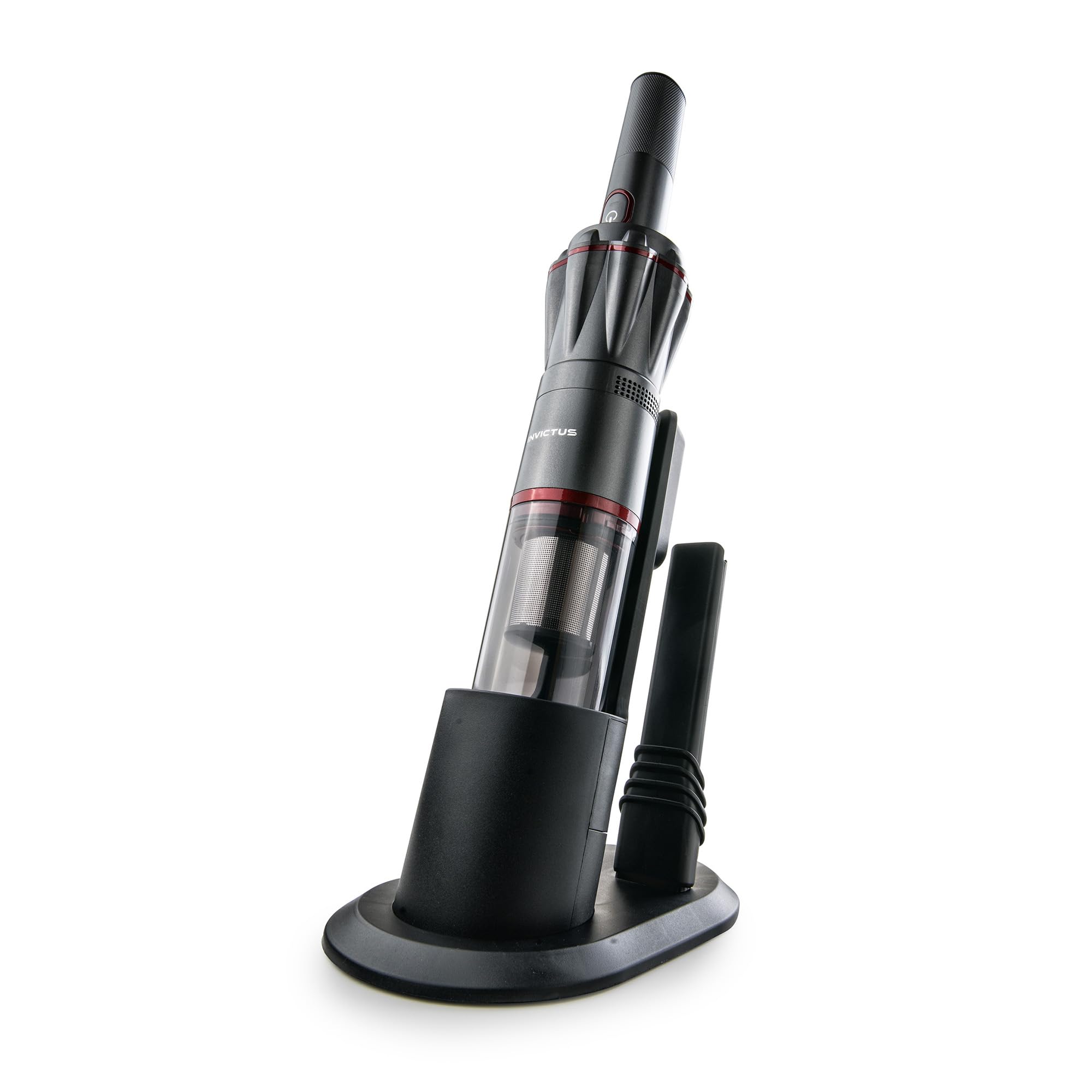 Genius A28178 Aspirateur à Main PP, Acier Inoxydable, Anthracite