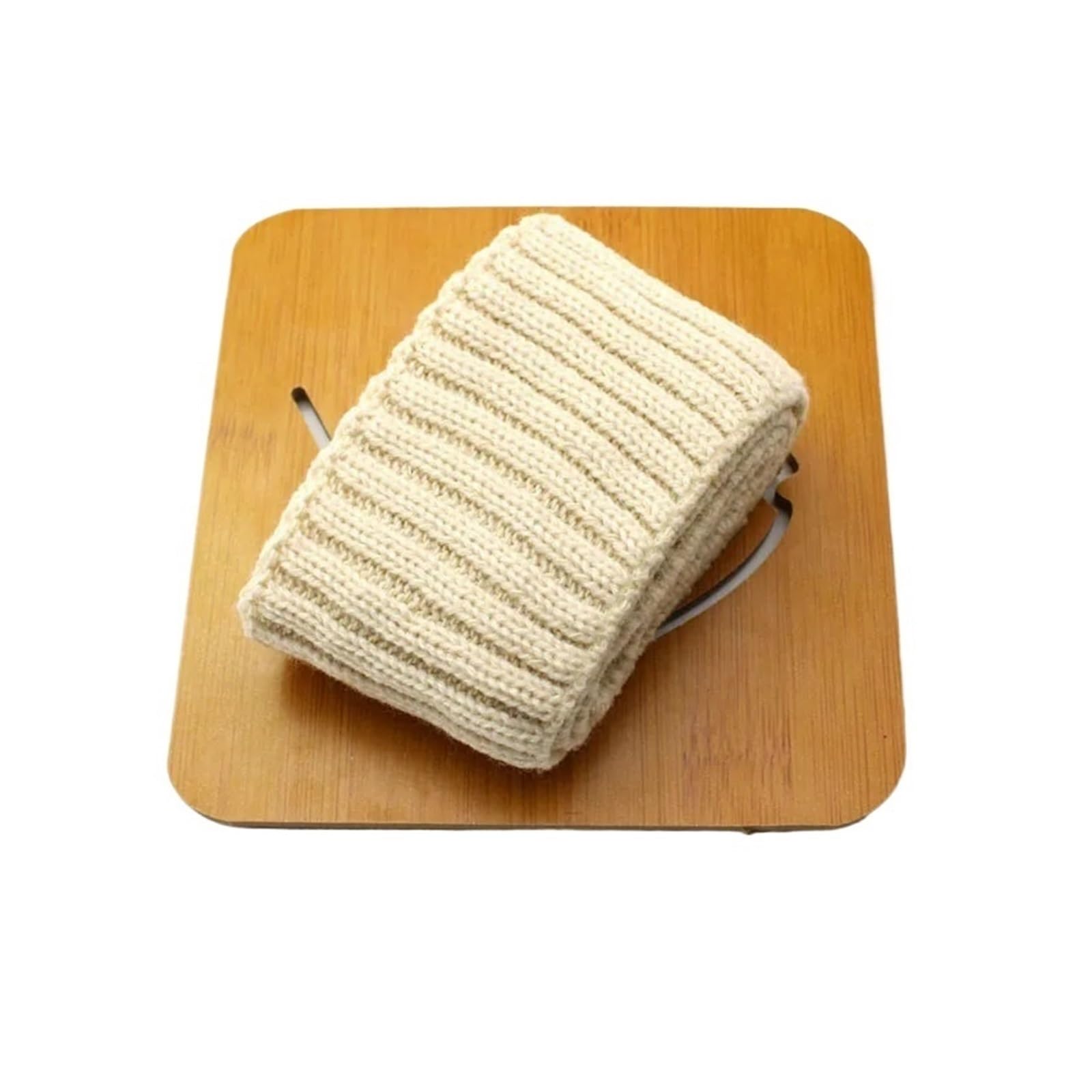Ribbed Knit Cuff 7x75cm 1Pcs Rib Knit Fabric Making Cuffs on Sleeves Stretchy Sewing Accessories for Sweatshirt Bottom Collar(Beige)