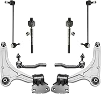 Vista 1153 de Detroit Axle - Kit de suspensión frontal de 8 piezas para Dodge Journey 2009-2015, 2 brazos de control inferiores, 2 rótulas, 2 varillas