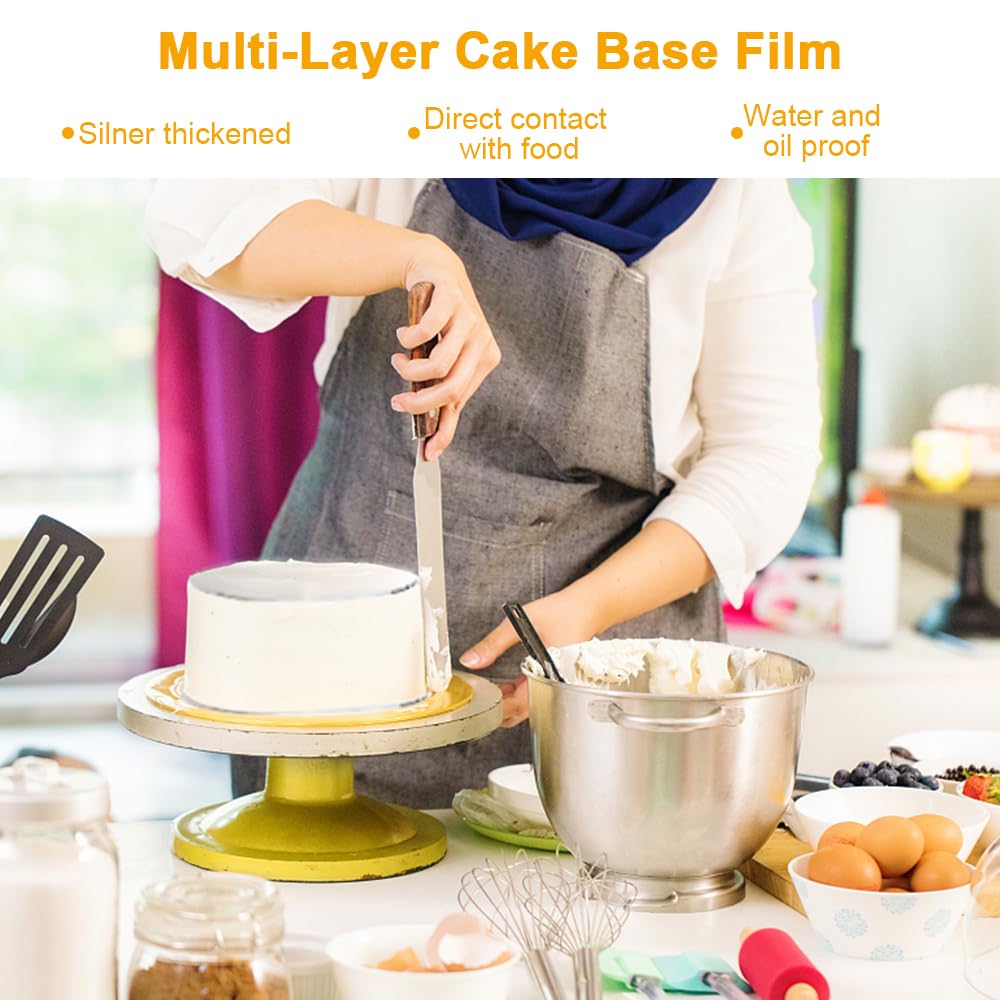 2 Dischi In Acrilico Per Torte &Oslash;20cm - Base Torta Trasparente Riutilizzabile