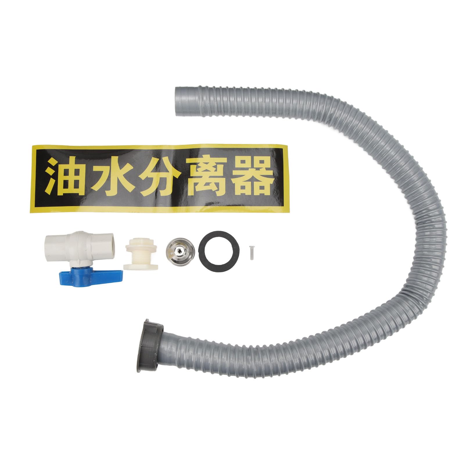 Trampa de Grasa 400x250x230mm, Interceptor de Grasa Comercial Filtración de 3 Niveles Separador de Aguas Residuales de Acero Inoxidable para Cocina Doméstica, Restaurante, Fábrica