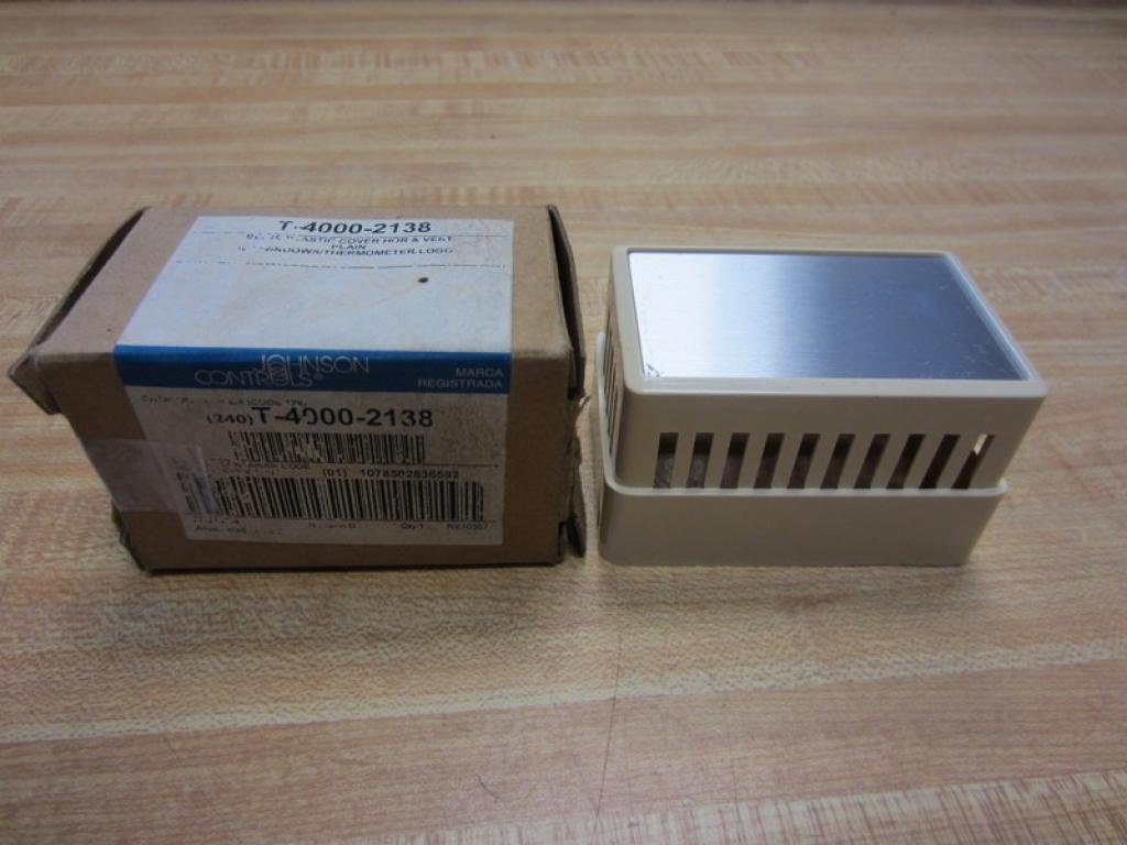 Johnson Controls T-4000-2138 Pneumatic Thermostat Cover, Beige