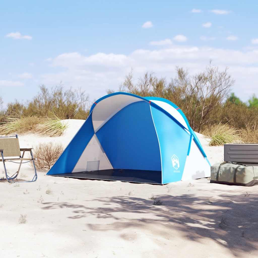 Namiot plażowy dla osób lazurowy Pop-up, wodoszczelny, z poliestru T z powłoką PU, lekki namiot kempingowy z otwartym wejściem, składany, w zestawie torba do przenoszenia na plażę i biwak