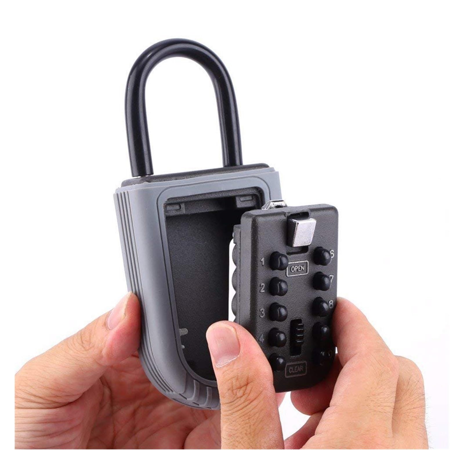 Tresor, Wasserdichter Schlüsselsafe for den Außenbereich, Wandbehang-Schlüsselaufbewahrungsbox, Passwortbox aus Zinklegierung Für Home Office, Hotellerie und Gewerbe