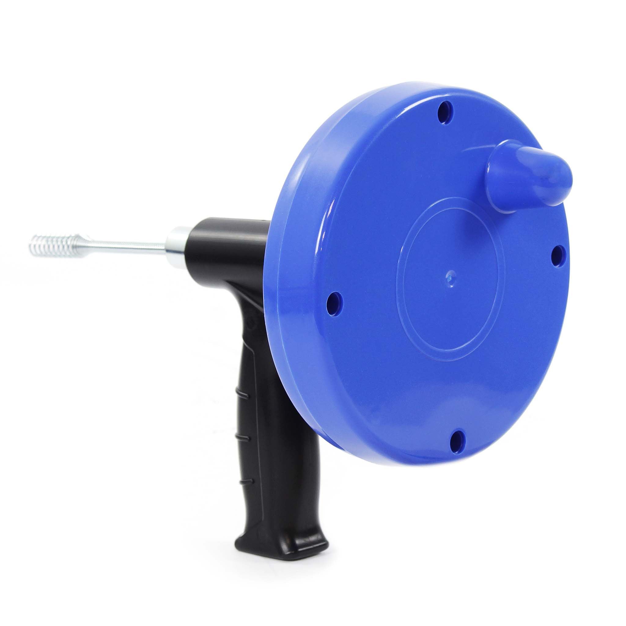 Wiltec Strumento pulizia tubi con filo a spirale estensibile 7,5 m x 6mm Libera scarichi dai capelli