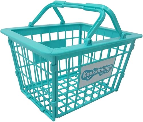 Miniatura 6 de KOOKAMUNGA KIDS Carrito de compras de juguete con cesta de mano extraíble  Carrito de comestibles realista 2 en 1 para niños con soporte de asiento