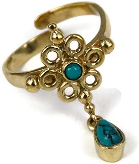 Brass Toe Rings for Women Summer Beach Open Toe Ring Finger Foot Jewelry Adjustable Ring for Foot Or Midi for Women and Girls, Knuckle Ring