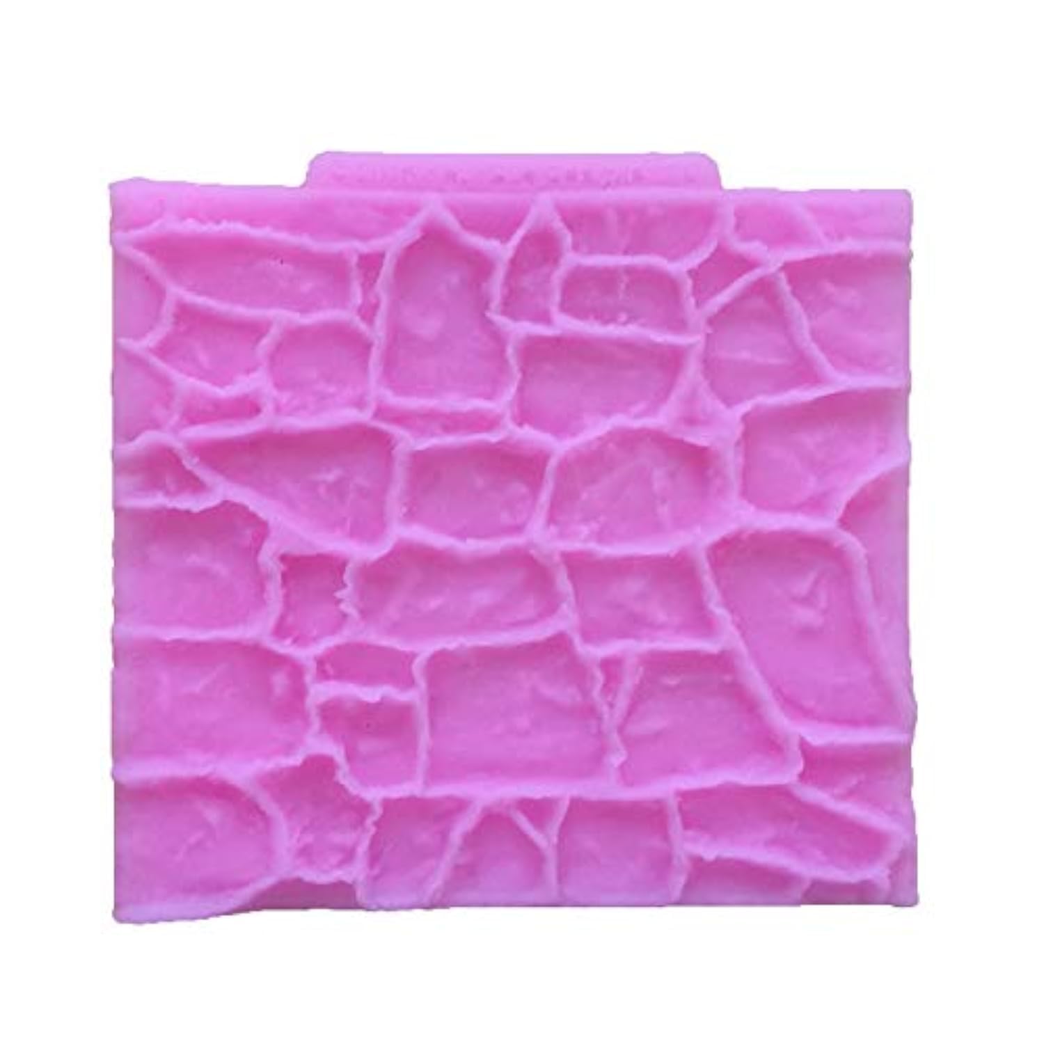 HengKe 2 Pieces Rock Texture Silicone Lace Mold, Food Grade Cake Molds, Candy, Icing, Biscuit Decor, Chocolate,Polymer Clay Fondant Snow Cake Decorating Supplies