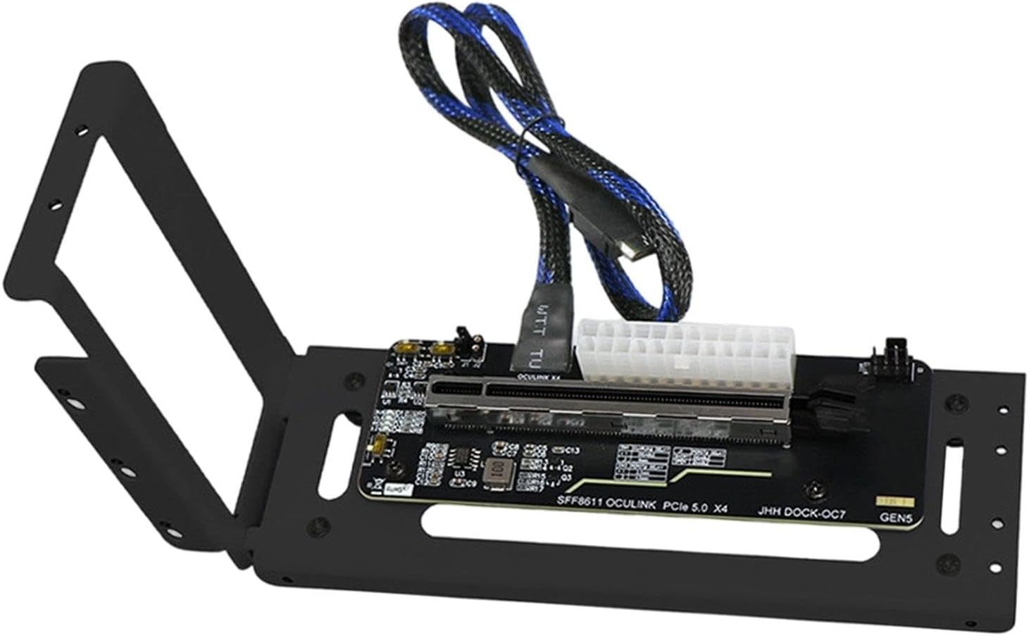 External Graphics Card Dock Bracket Supply Practical Versatile Easy to Use Heavy Duty High Strength Metal with, Black