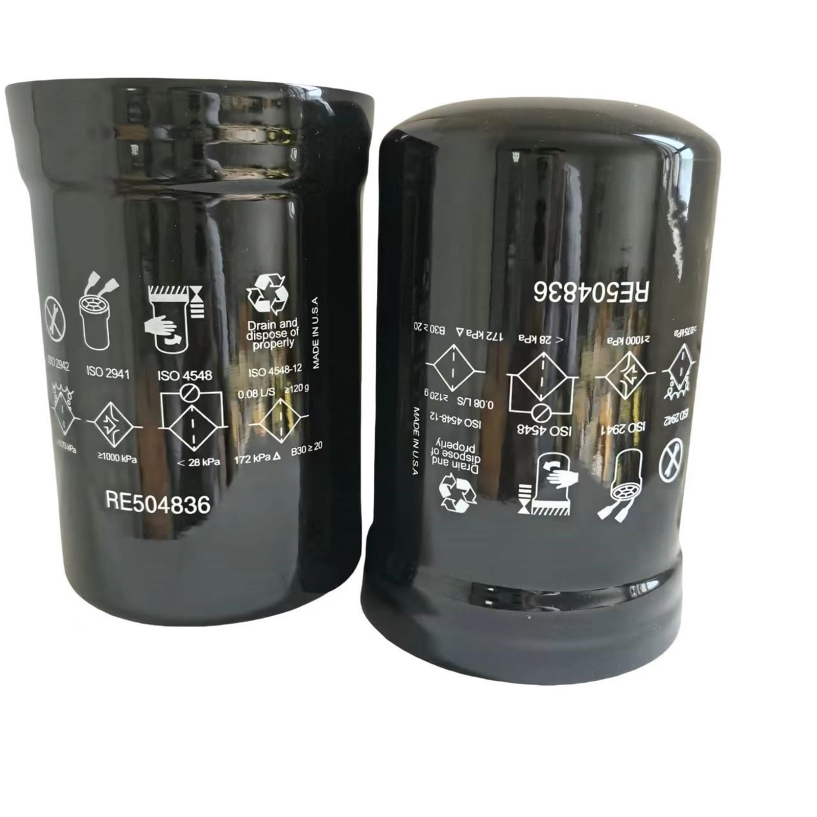 Filtro de aceite de motor RE504836 compatible con tractor 5415 5425 5625 5076E