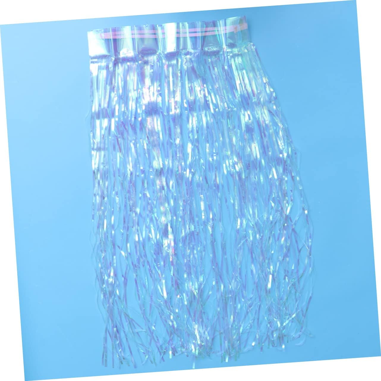 Metallic Fringe Door Curtain Colorful Tinsel Backdrop for Wedding and Party Decorations Shiny Party Photo Booth Accessories