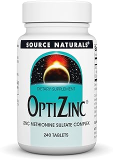 Source Naturals OptiZinc Zinc Methionine Sulfate Complex & Dietary Supplement - 240 Tablets