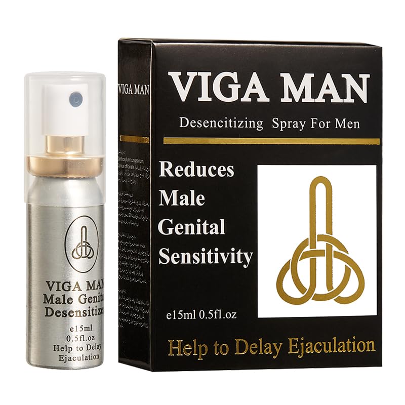 2PCS Desensibilizante Spray Retardante para Hombres Clínicamente Probado para Ayudarle a Durar Más en la Cama, Climax Control Delay Spray - Mejor Sensación Maximizada + Climax Prolongado para Él, 15ml