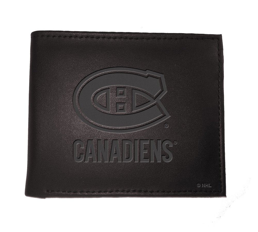 Leather Montreal Canadiens Bi-fold Wallet