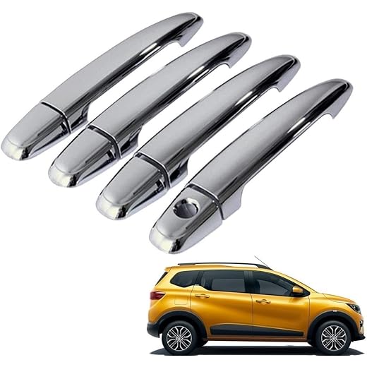 AUTOADDICT Auto Addict Car Chrome Handles Door Latch Cover for Renault Triber
