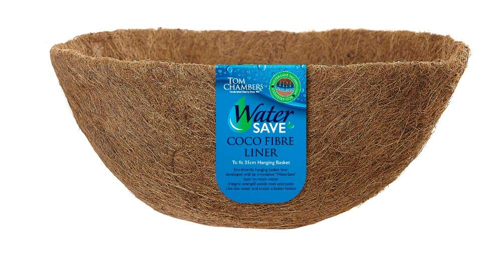 Tom Chambers Watersave Coco Liner For 35Cm Hanging Basket