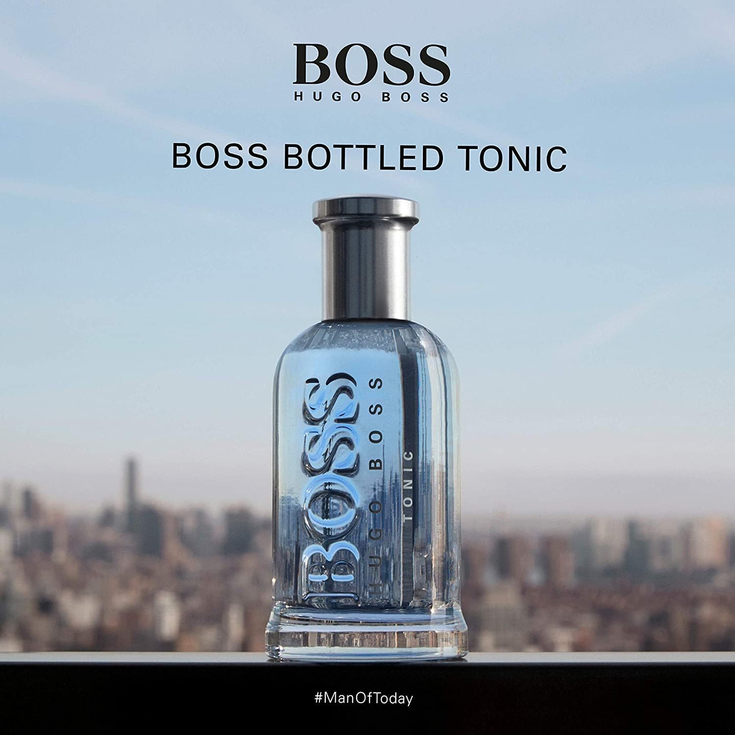 Hugo Boss Bottled Tonic Eau de Toilette – Ambery Men's Cologne – With Notes of Apple, Ginger & Rich Wood – Luxury Perfumes for Men – Long Lasting Fragrance