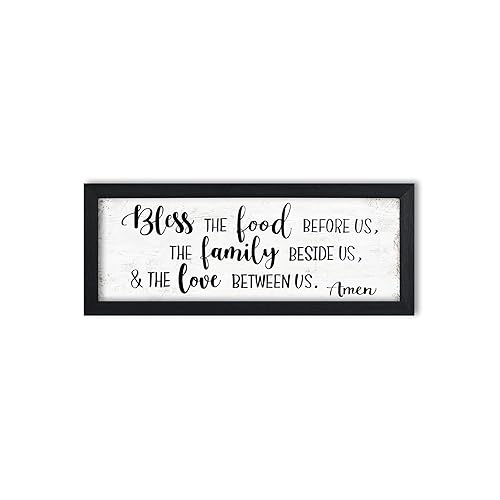 Bless the Food Before Us Wall Decor: Christian Bible Verse