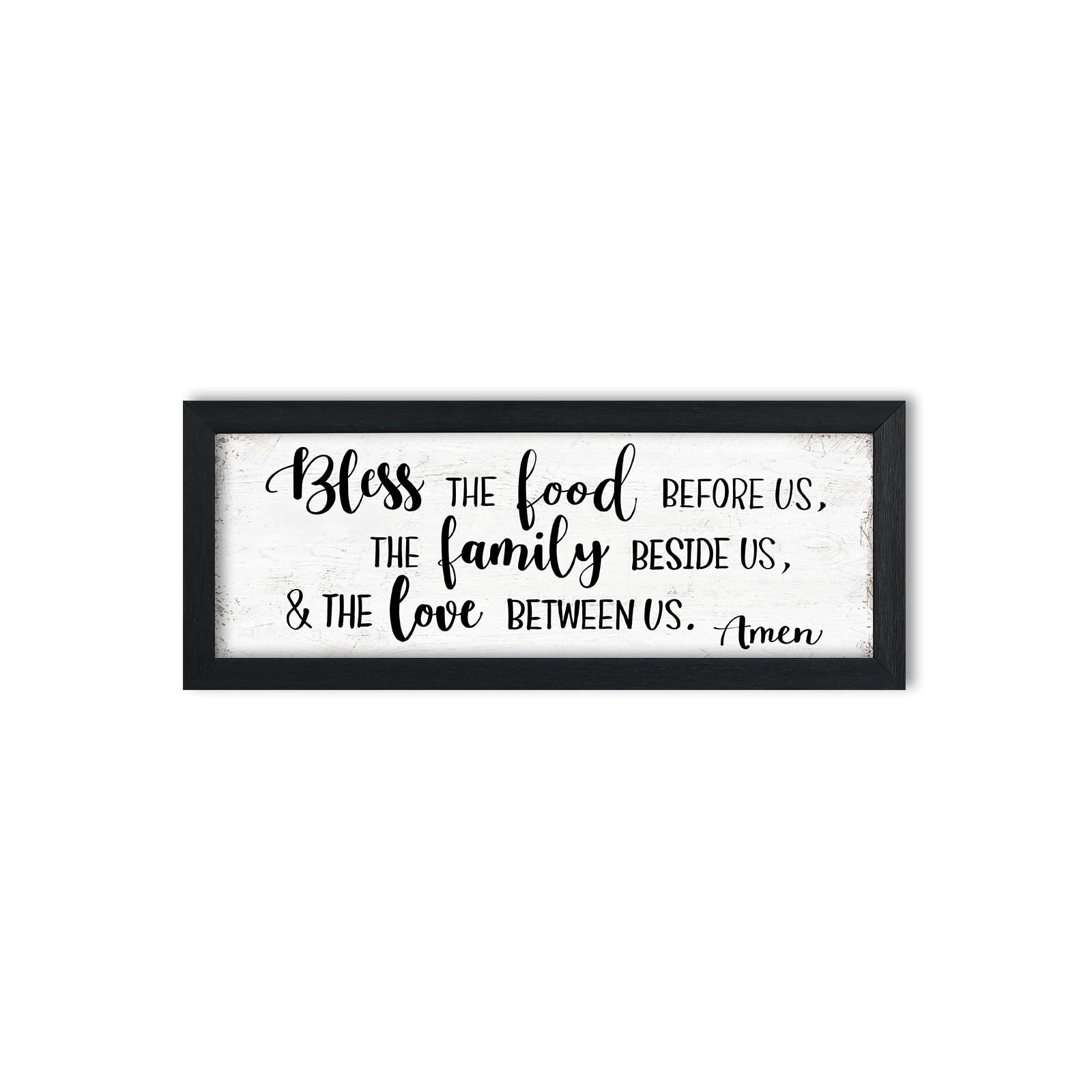 Buy Bless the Food Before Us Wall Decor Christian Bible Verse Wall Art