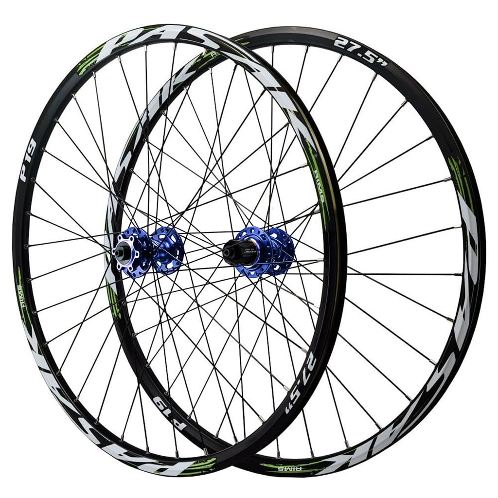 Set Di Ruote for Mountain Bike 26/27.5/29'' Freno A Disco MTB Cerchio In Lega A Doppia Parete 32H QR MozzoCassetta 7-12 Velocità