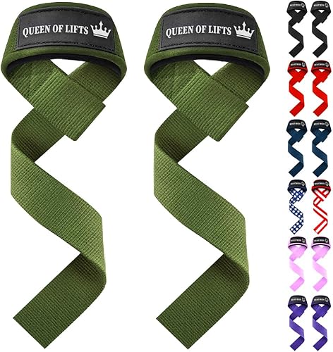 Miniatura 39 de TECEUM Correas de levantamiento para levantamiento de pesas, gimnasio, entrenamiento de fuerza, correas de muñeca con algodón acolchado de neopreno,