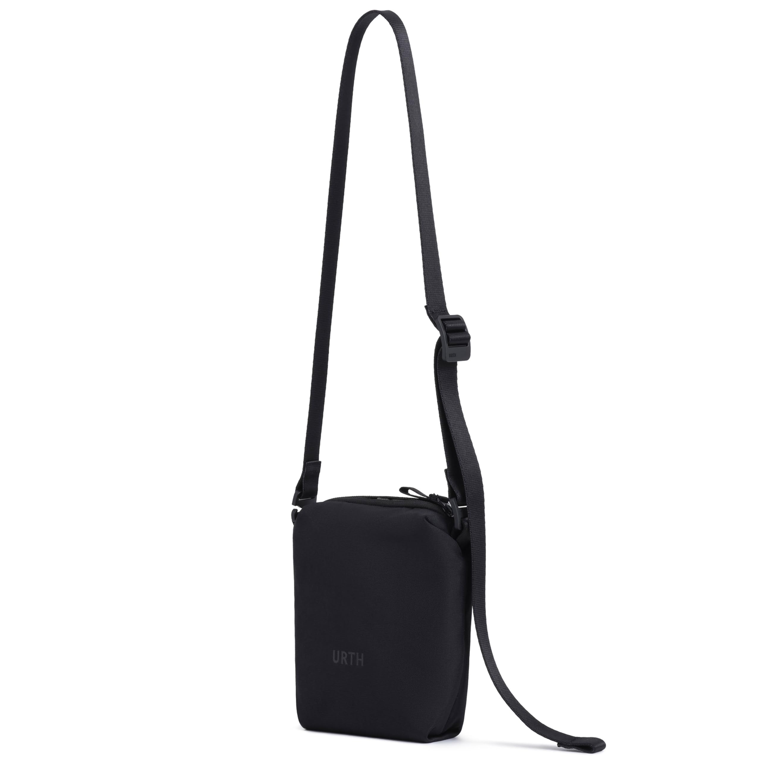 Urth Andesite Bolsa para Cámara de Fotografía de 2L - Resistente al Agua, Reciclada, Bolsa Crossbody Pequeña para Cámara Digital y Elementos Diarios en Negro