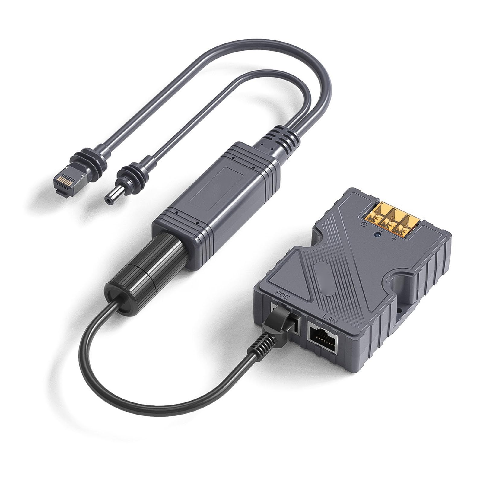 Generic Pasywny Wtryskiwacz PoE 150 W GigE z Rozdzielaczem Szybki Transfer Danych dla Urządzenia Mini Antena Sieć Bezprzewodowa Materiał ABSP