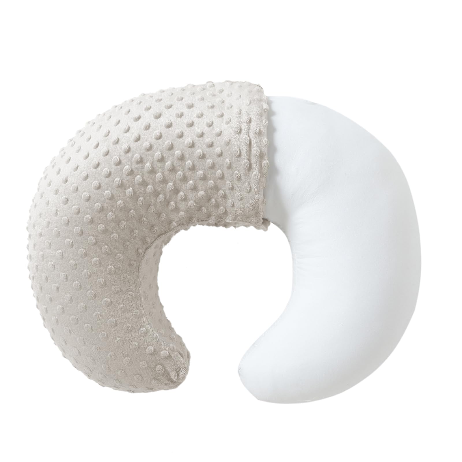 Baby Nursing Pillow and Body Positioner with Premium Slipcover for Breastfeeding for Baby Boys and Girls, Feeding Pillow with Breathable Comfortable