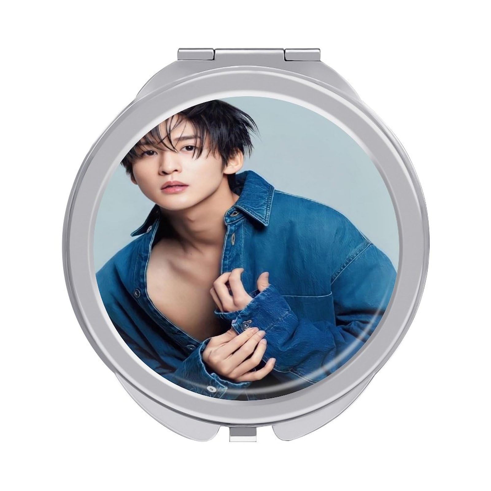 ミラー　鏡 目黒蓮 Man スノーマン Amazon.co.jp: Snowman 目黒蓮 化粧鏡 コンパクトミラー 化粧ミラー