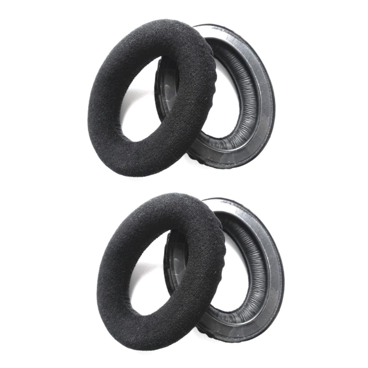 DOITOOL Par De 2 Piezas Almohadillas para Auriculares Cubierta de la orejera del Auricular Auriculares IEM en Auriculares Orejeras Oval Almohadillas para Orejas Estera hd580