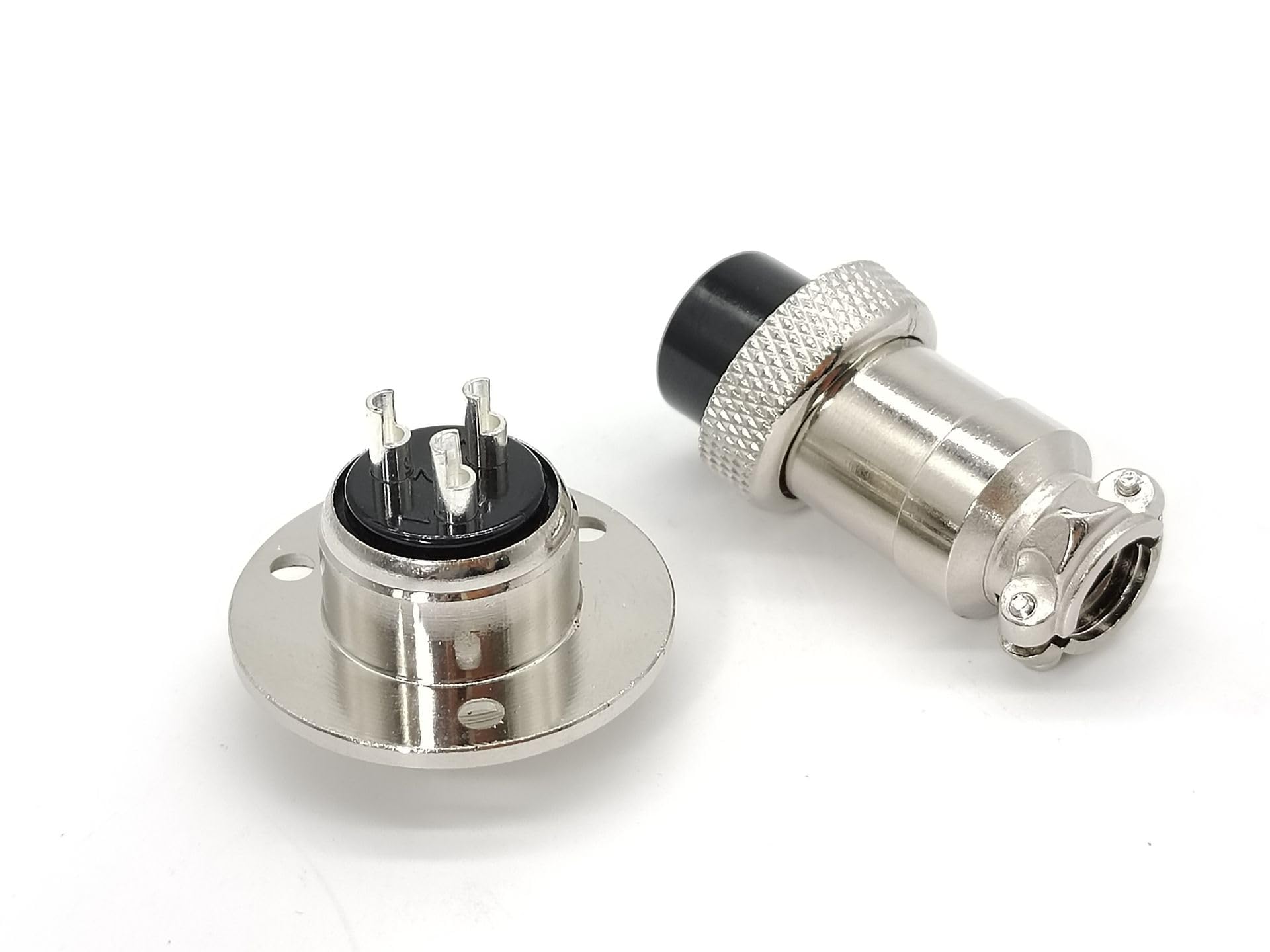 1pcs GX12 3 Pin Male & Female 12mm Wire Panel Connector Aviation Plug