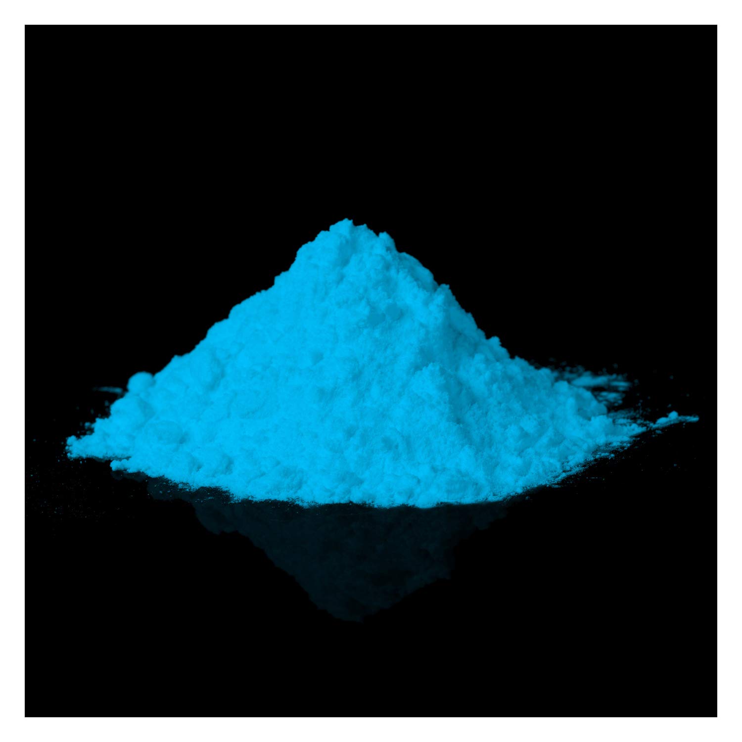 lumenticsPremium Glow Powder - Ultra Bright Afterglow Pigments, Self-Luminous Colour Pigments, Photoluminescent Colour Powder, UV Glow Pigment, Night Glow (100 g, Blue)